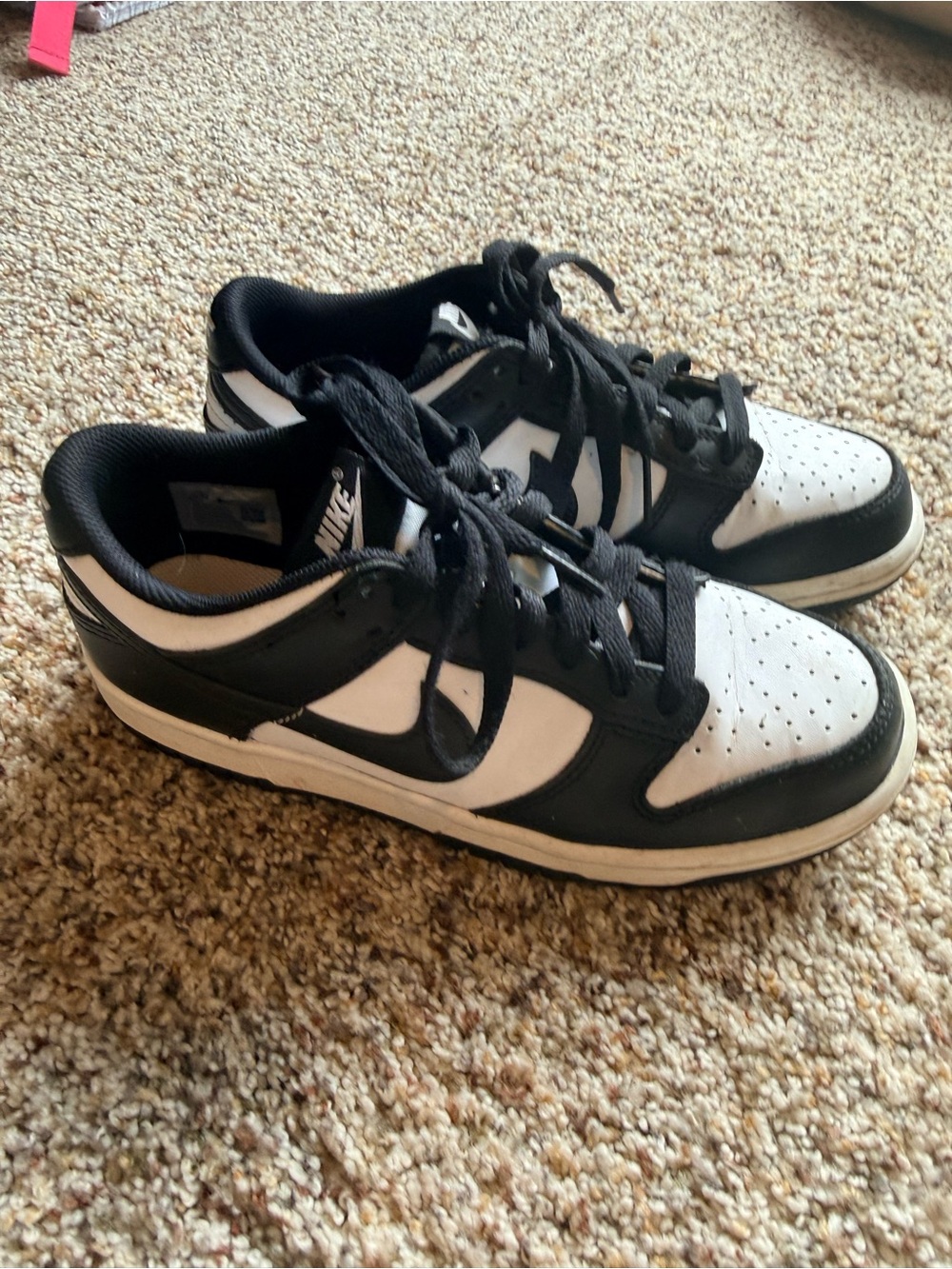 Nike Kids Low-Top Sneakers — pandas 6.5 in kids or 7.5 in women’s